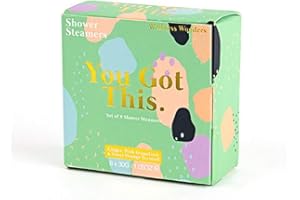 GR GIFT REPUBLIC Gift Republic - Wellness Duschbomben You Got This | Duschbomben für die Dusche 8x | Shower Steamers Ingwer, Pink Grapefruit und Sweet Orange Duft | Geschenk an Geburtstag, Valentinstag