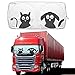 Produktbild 2win2buy Auto Windschutzscheibe Sonnenschirm, Süß Cartoon Design 150x85cm Auto Frontscheibe Sonnenschutz Sonnenblende UV Schutz Nylon Silber- Schützt Innenraum- Hält Ihren SUV, Truck Kühl (190 x 90cm)