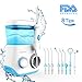 Produktbild Munddusche Elektrisch Oral Irrigator Professioneller Zahnreiniger Zahnbürste Wasserdicht mit 10 Wasserdruck, 600ML Großem Wassertank, 3 Min Timer (8 Düsen)