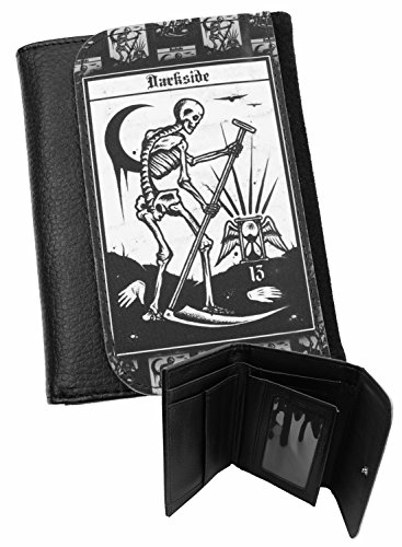 Preisvergleich Produktbild Death Tarot Herren Genuine Darkside Alternative Wallet