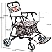 Produktbild Jmung Einkaufstrolley Rollator Rollwagen Empfohlen Für Arthritis Faltbar, Indoor und Outdoor