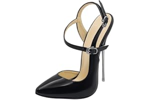 Xiedeai Femmes Talons Aiguilles Chaussures - Dames Escarpins Talon Haut 16cm Bout Pointu Bride Cheville Mariage Mary Jane Robe Chaussures