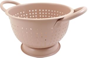 Fackelmann Colapasta extra profondo per scolare, lavare pasta, riso, verdure, materiale in acciaio inossidabile, con piede d'appoggio, dimensione Ø18 x 11 cm