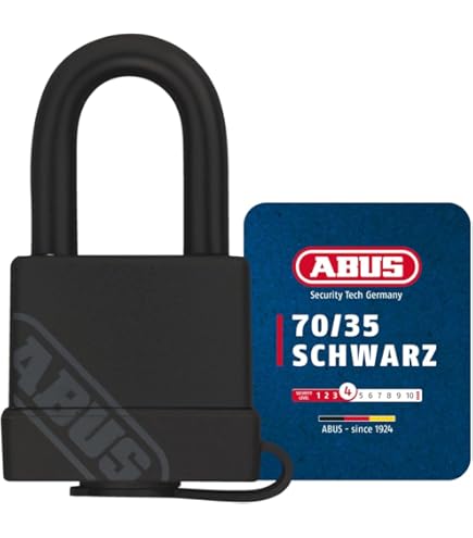 Burg-Wächter padlock, 800 Alpha, incl. 2 keys, shackle thickness: 11 mm