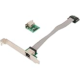 Annadue Gigabit Ethernet Server Adapter, M.2 A E I210AT Single Port Gigabit Server NIC Adapter 1000M RJ45 Ethernet NIC.