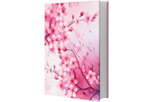 NBEADS Book Cover, Flower Book Cover Stretchable Jumbo Fabric Book Covers Washable Reusable Book Protector for Hardcover Textbooks Paperback up to 20.6 x 27.4 cm