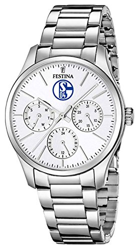 Festina Damen-Armbanduhr Boyfriend Analog Quarz Edelstahl F16813/P Festina Damen-Armbanduhr Boyfriend Analog Quarz Edelstahl F16813/P