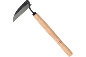 SUSHI KONG Japanese Weeding Hoe Weeding Tools for Garden Weeding Sickle Weed Removal Tool Hand Weeder Tool Very Sharp Edge