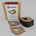 PICRAZEE Mdf Diy Cutouts Birds (12 Pcs) Plain Mdf Blank Cutouts For Diy, Artwork, Decoupage, Resin Art, Craft Project, Home Office Festive Décor (5.5Mm Thick) ,Brown