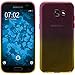 Price comparison product image PhoneNatic Silicone Case compatible with Samsung Galaxy A7 (2017) - Ombrè Design:01 Cover + protective foils