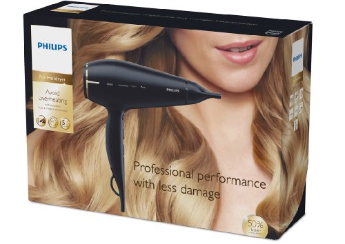 Philips Pro Haartrockner für professionelles Styling HPS920/00, 2300 Watt, schwarz - 2