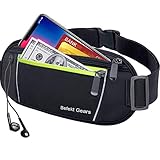 Befekt Gears Running Belt, Waterproof Waist Pack with Large Capacity, Sweat-proof Adjustable Elastic Strap and Headphone Hole Ideal for All Mobile Phones up to 6.5 inch