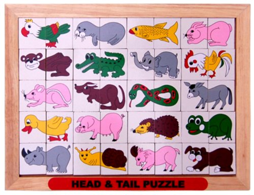 Little Genius Head and Tail Puzzle Little Genius Head and Tail Puzzle