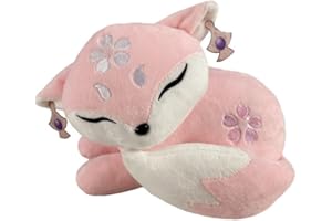 SXYNIO Yae Miko Plush Toy Gen Shin Impact Cute Fox Stuffed Plush Toy Yae Miko Cosplay Accessories