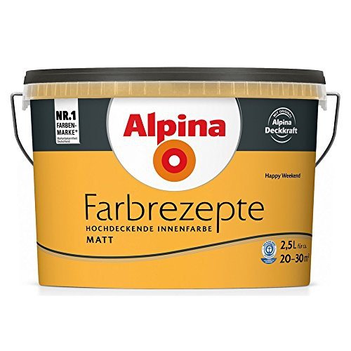 ALPINA Farbe Tim Mälzer Farbrezepte 2,5 L. Das Gelbe vom Ei, Hellorange