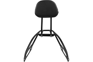 BAIONE Worldmotop Detachable Backrest Sissy Bar compatible with Harley Street 750 500 XG750 XG500 2014 2015 2016 2017 2018 2019 Luggage Rack Passenger Backrest(Sissy Bar, black)