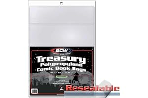 BCW Resealable Treasury Comic Book Poly Bags by BCW