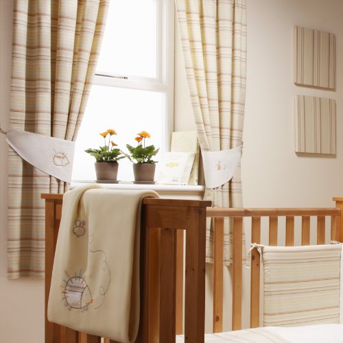 Bed-e-Byes 117 x 137cm Spike and Buzz Tab Top Curtains
