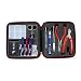 Produktbild Walant 3 IN 1 Spule DIY Wicklung Jig Kit Werkzeug Set: Spitzzange & Schere & 3 IN 1 DIY Spule Jig & Keramik Pinzette & Krummsbel Pinzette Aus Rostfreiem Stahl & 8-in-One-Multi-Tool Pen & Widerstand Spannungspr¨¹fer & Seitenschneider & Flannelette Beutel & Kunststoff Box & Tragbare Zipper Etui, Machen 2mm 2.6mm 3mm Spule