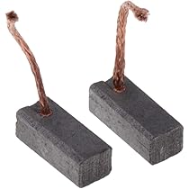 12 Pièces 4x5.5x17mm Balais De Carbone Moteur D'ancre Sèche-cheveux électrique Ensemble Général Moteur Accessoires De Brosse En Carbone