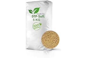 DTP-SOFT Millet jaune blanc en vrac Nourriture pour oiseaux, céréales, canaris, perruches (5 kg)