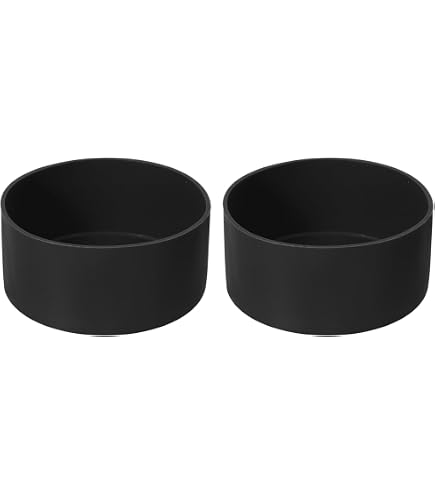 QUARKZMAN 2 Pezzi Fondo In Silicone Per Bottiglie 32-40 Oz – Copertura Protettiva Antiscivolo Per Borraccia, Diametro 9 Cm, Viola
