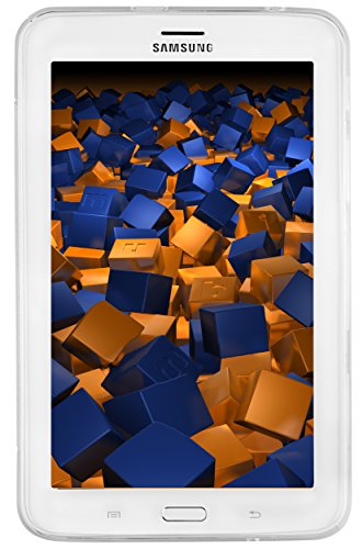 mumbi S-TPU Schutzhülle Samsung Galaxy Tab 3 7.0 Lite T110 T111 (7 Zoll) Hülle transparent weiss - 7