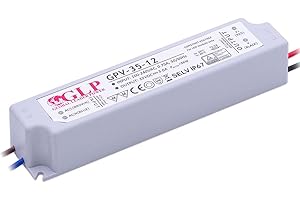 Fuente alimentation glp tension de courant continu étanche à led 12v, 3a, 36w (gpv-35-12)