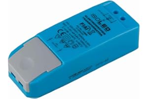 ISOLED LEDTrafo 11.5V/AC 0-105VA dimmbar, Plastik, 105 W, blau, 11.3 x 4.4 x 2.8 cm