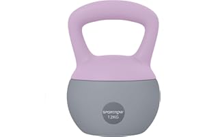 SPORTNOW Soft Kettlebell, 4/6/8/10/12kg Kettle Bell with Non-Slip Handle for Home Gym Weight Lifting and Strength Training
