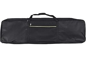 NIDONE Bolsa universal para piano electrónico de 88 teclas, gruesa, impermeable, universal, color negro, Negro , informal
