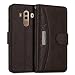 Produktbild IDOOLS Handy Hülle, Hülle für Mate 10 Pro, Leder Schutzhülle mit Kartensteckplatz, Magnetisch Flip Brieftasche, Handyständer Funktion - Braun