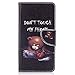 Produktbild Chreey Nokia 5 Hülle, Bunt Gemalt Magnetverschluss Flip Case Wallet Handyhülle PU Lederhülle Bookcase Brieftasche Kreditkarte Etui Schutzhülle [Bär - Don't Touch My Phone]