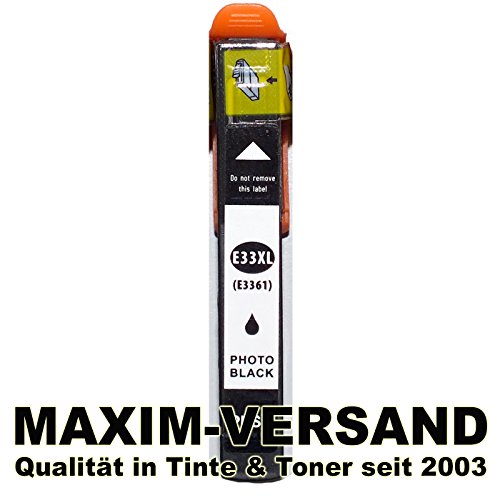 NEUSTE CHIPS funktionieren 100%ig in allen Druckern: 5 Stück MAXIMPRINT Tintenpatronen kompatibel zu Epson Multipack 33 XL (bestehend aus T3351, T3361, T3362, T3363, T3364 kompatibel mit Chip und Füllstandsanzeige) kein Original Set kompatibel zu Epson Expression Premium XP-530 XP-540 XP-630 Series XP-635 XP-640 XP-645 XP-830 XP-900 - 3