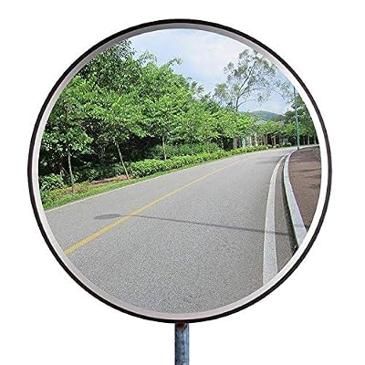 Forever Speed Miroir Convexe, miroir surveillance sécurité panoramique polycarbonate Ø 30cm, pour la sécurité routière et de la sécurité du magasin