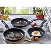 3'l&uuml; D&ouml;k&uuml;m Granit Tava Seti Dayanıklı Yanmaz Yapışmaz İ&ccedil; haznesi 20 Cm 24 Cm 28 Cm