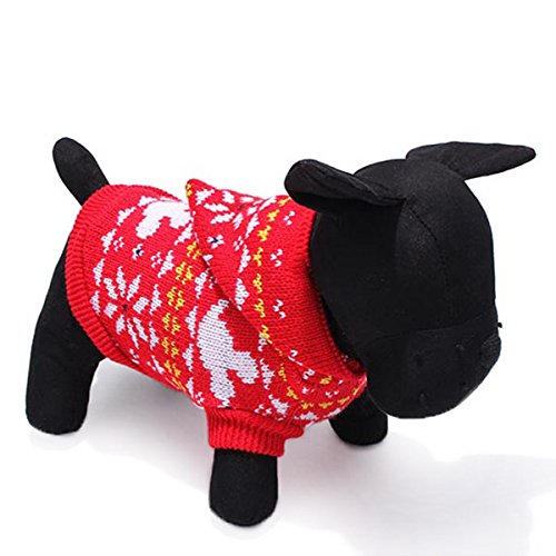 Bazaar Pet Dog Knitted Breathable Warm Sweater Outwear Winter