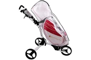 VGEBY1 Transparente Golftaschen-Schutzhülle, PVC Golfbag-Abdeckung mit Reißverschluss, Wasserdicht, Staubdicht, für Golfausrüstung und Schläger