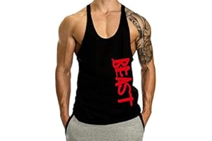 WAZZAP Homme Beast Musculation Débardeurs Fitness Gym Bodybuilding Tank Top Sport Stringer sans Manches T-Shirt