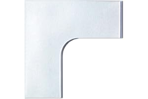 YUR Grand sous-main d'angle de bureau - 75 x 160 cm - Transparent - Résistant à la chaleur - Imperméable - En forme de L