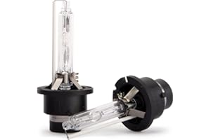 Ricoy D2S D2C HID Xenon Lampadina di ricambio 12 V 35 W fari auto fari fari fari (confezione da 2) (8000 K)
