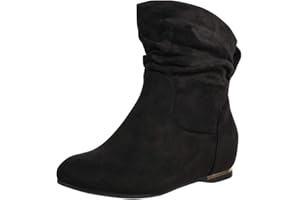 Elara Bottes Femme Talon Compensé Chunkyrayan