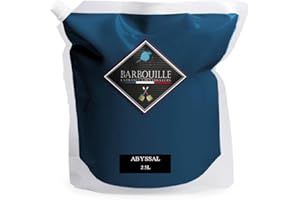 BARBOUILLE - Peinture Acrylique Abyssal - Effet Mat-Poudré - Peinture Mur & Plafond - Lessivable - Séchage En 30 min - COV A+ - Fabriquée En France - 2,5 L
