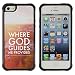 Produktbild FJCases Christliche Zitate Bibel Gott Jesus Stoßfest Anti-Rutsch Weiches Gummi Hülle Case Schutzhülle Taschen für Apple iPhone SE / 5 / 5S