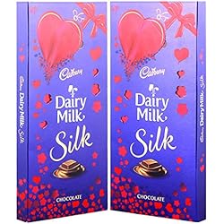 Cadbury Dairy Milk Silk Chocolate Special Valentine Pack, 250g (Pack Of 2)