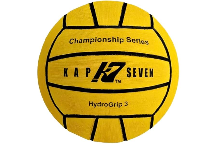 KAP7 Yellow Hydrogrip Water Polo Ball - Size 3