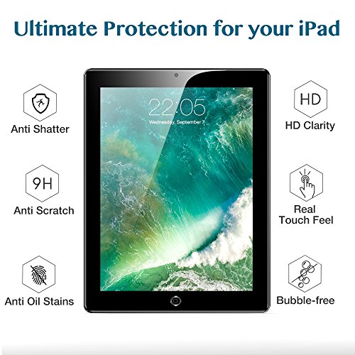 iPad 2 / 3 / 4 Schutzfolie,ESR® Gehärtetem Glas Folie Tempered Glas Screen Protector für iPad 2 3 4 - 8
