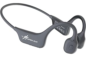 ANSTEN Knochenschall Kopfhörer Bluetooth 5.3, Open Ear Bone Conduction Headphones Kabellos mit Lange Akku, IPX5 Wasserdicht & Schweißfest, USB-C Schnellladun, Perfekt für Sport, Radfahren & Alltag