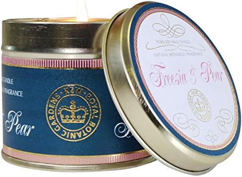 Kew Gardens Pear & Freesia Scented Tin Candle