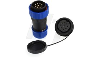 HANGTON CONNECT HangTon HE29 9 Pin Cavo Spina Montaggio Pannello Presa di Alimentazione Impermeabile IP68 Circolare Aviazione Connettore per LED Outdoor